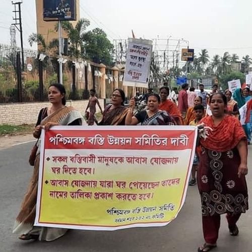 To prevent slum eviction Must go to the brigade