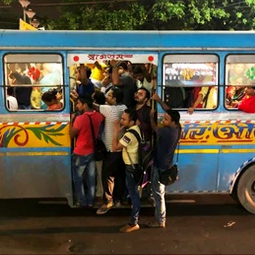 City life in disarray amidst a devastated public transport system