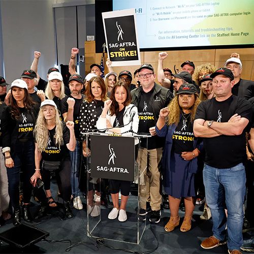  strike by Sag-Aftra, a fight against the greed of Hollywood producers