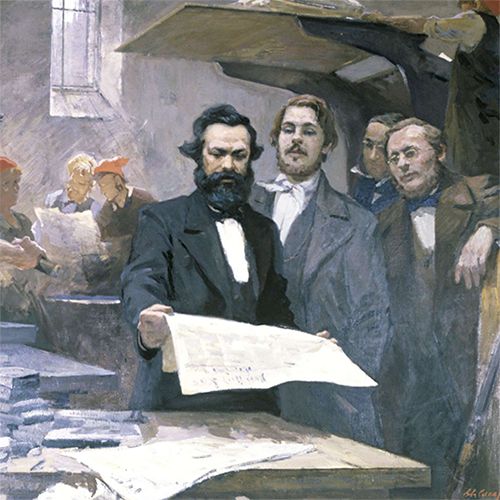 Rheinische Zeitung and journalist Marx