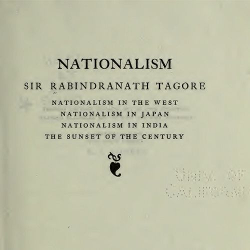 Rabindranath and Nationalism